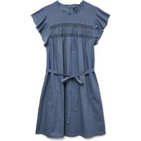 Mini suknelė moterims, Mėlyna, Trine sl short lace dress