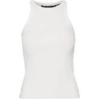 Marškiniai be rankovių moterims, Balta, Chloe short tank top