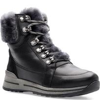 Pašiltinti aulinukai moterims, Juoda, Osaka booties
