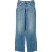 Tiesūs džinsai moterims, Mėlyna, Straight-leg jeans