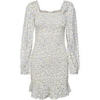 Mini suknelė moterims, Mėlyna, NMTONE L/S SQUARE NEC