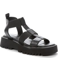 Basutės moterims, Juoda, SANDALS