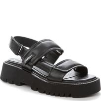 Basutės moterims, Juoda, SANDALS