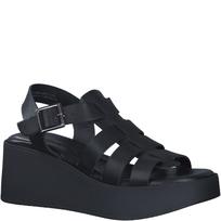 Basutės moterims, Juoda, Sandals