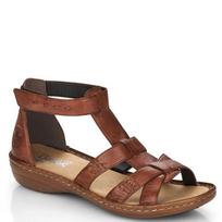 Basutės moterims, Ruda, SANDALS