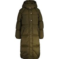 Paltas moterims, Žalia, Full length down coat
