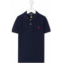 Polo marškiniai trumpos rank. berniukams, Mėlyna, Polo shirt (4-7)