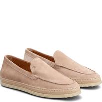 Loaferiai moterims, Smėlio, Gomma leather loafers