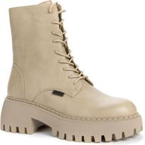 Pašiltinti aulinukai moterims, Smėlio, WARM BOOTS