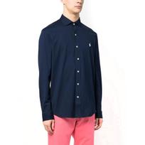 Marškiniai ilgomis rankovėmis vyrams, Mėlyna, Long sleeve sport shirt