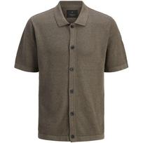 Polo marškiniai trumpos rank. vyrams, Ruda, Blaarto knit polo