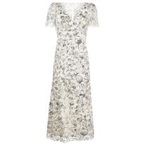 Midi suknelė moterims, Kūno, Champagne sequinned midi dress
