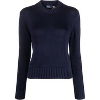 Megztinis moterims, Mėlyna, Long sleeve pullover