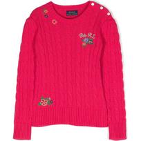 Megztinis mergaitėms, Rožinė, Classic sweater