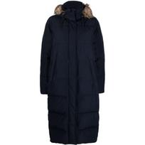 Pūkinis paltas moterims, Mėlyna, Lng crly ct insulated coat