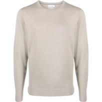 Megztinis vyrams, Pilka, Merino crew neck sweater