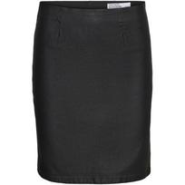 Mini sijonas moterims, Juoda, VMMILLY HR COATED PE
