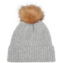 Skrybėlė moterims, Pilka, VMABRA POM POM BEANI
