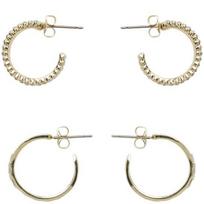 Auskarai moterims, Auksinė, PCJANIA 2-PACK O EAR