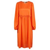 Midi suknelė moterims, Oranžinė, PCDYNE LS MIDI DRESS