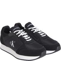 Laisvalaikio bateliai vyrams, Juoda, Runner sock laceup leisure