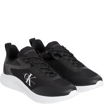 Laisvalaikio bateliai vyrams, Juoda, Eva runner low lace sneaker