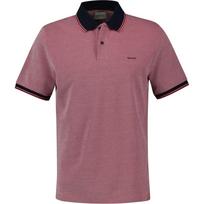 Polo marškiniai trumpos rank. vyrams, Raudona, 4-col oxford SS pique