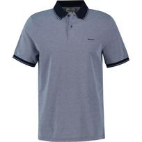 Polo marškiniai trumpos rank. vyrams, Mėlyna, 4-col oxford SS pique