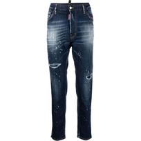 Aptempti džinsai vyrams, Mėlyna, Pants 5 pockets