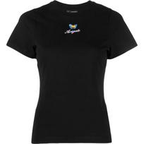 Marškinėliai trump. rankovėmis moterims, Juoda, Butterfly t-shirt