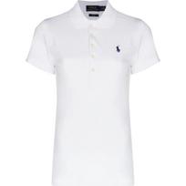 Polo marškiniai trumpos rank. moterims, Balta, Julie slim short sleeve polo