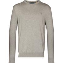 Megztinis vyrams, Pilka, Slim fit cotton sweater