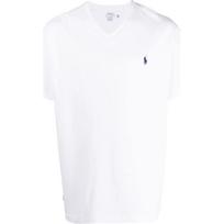 Marškinėliai trump. rankovėmis vyrams, Balta, Classic fit v-neck t-shirt