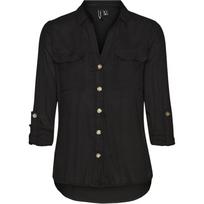 Marškiniai moterims, Juoda, Vmbumpy shirts