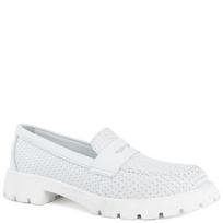 Loaferiai moterims, Balta, Loafers