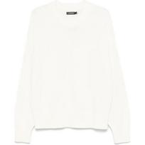 Megztinis vyrams, Balta, Eddy cotton wool crew neck