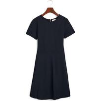 Midi suknelė moterims, Mėlyna, Fit and flare SS dress