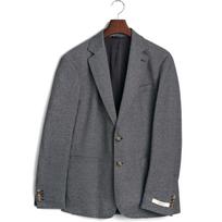 Švarkas vyrams, Mėlyna, Slim two-tone jersey blazer
