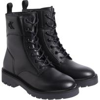 Aulinukai moterims, Juoda, Combat boot zip