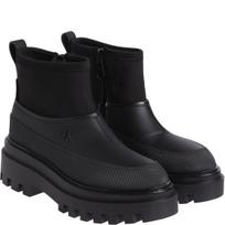Aulinukai moterims, Juoda, Flatform rainboot low