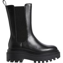 Aulinukai moterims, Juoda, Flatform chelsea boot