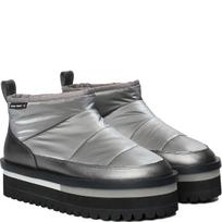 Pašiltinti aulinukai moterims, Sidabrinė, Flatform boot