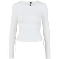 Midi suknelė moterims, Balta, PCHAZEL LS CROP TOP B