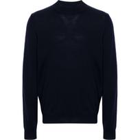 Megztinis su kaklu vyrams, Mėlyna, Korman merino turtle neck