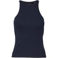 Marškiniai be rankovių moterims, Mėlyna, Chloe short tank top