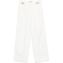 Kelnės moterims, Smėlio, Wthrd twill cargo w/