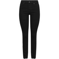 Slim džinsai moterims, Juoda, PCNUNNA MW SLIM BLC0