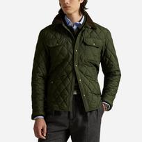 Striukė vyrams, Žalia, Insulated shirt jacket