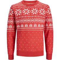 Megztinis vyrams, Raudona, JORHOLLY KNIT CREW NECK