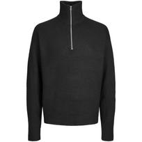 Megztinis vyrams, Juoda, JOROLLIE KNIT HALF ZIP